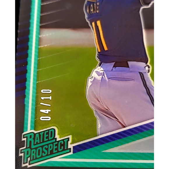 2025 Jesus Made Case Hit 4/10 Clearly Donruss Black Acetate Milwaukee Brewers - Picture 3 of 3